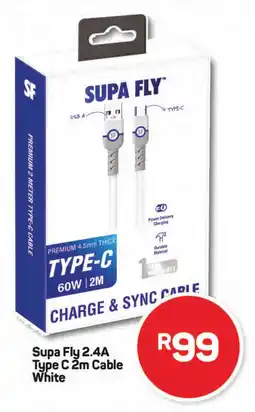 Pick n Pay Supa Fly 2.4A Type C Cable White offer