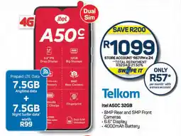 Pick n Pay Itel A50C 32GB offer