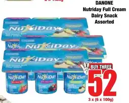 Boxer Superstores DANONE Nutriday Full Cream Dairy Snack Assorted offer