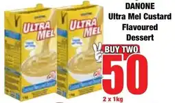 Boxer Superstores DANONE Ultra Mel Custard Flavoured Dessert offer