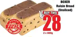 Boxer Superstores BOXER Raisin Bread offer