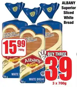 Boxer Superstores ALBANY Superior Sliced White Bread offer