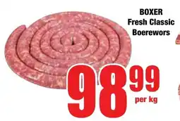 Boxer Superstores BOXER Fresh Classic Boerewors offer