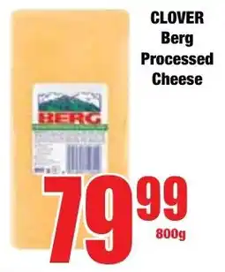 Boxer Superstores CLOVER Berg Processed Cheese offer
