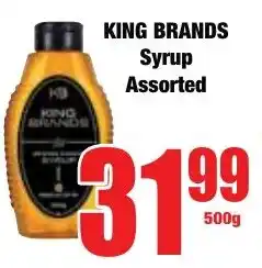 Boxer Superstores KING BRANDS Syrup Assorted offer