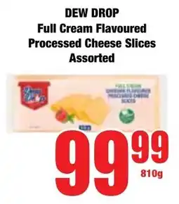 Boxer Superstores DEW DROP Full Cream Flavoured Processed Cheese Slices Assorted offer