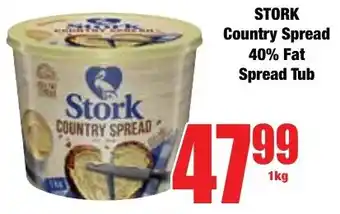 Boxer Superstores STORK Country Spread 40% Fat Spread Tub offer