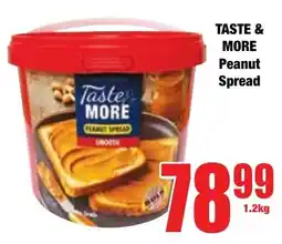 Boxer Superstores TASTE & MORE Peanut Spread offer