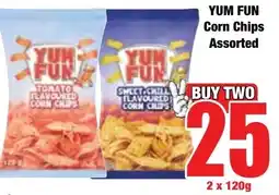 Boxer Superstores YUM FUN Corn Chips Assorted offer