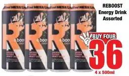 Boxer Superstores REBOOST Energy Drink Assorted offer