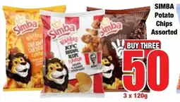 Boxer Superstores SIMBA Potato Chips Assorted offer