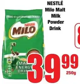 Boxer Superstores NESTLÉ Milo Malt Milk Powder Drink offer
