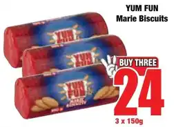 Boxer Superstores YUM FUN Marie Biscuits offer