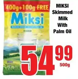 Boxer Superstores MIKSI Skimmed Milk With Palm Oil offer