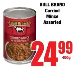 Boxer Superstores BULL BRAND Curried Mince Assorted offer