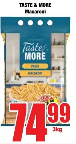 Boxer Superstores TASTE & MORE Macaroni offer