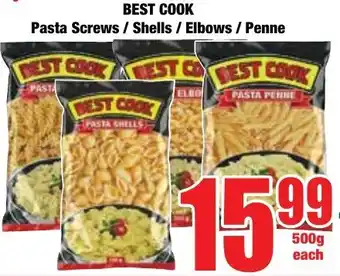 Boxer Superstores BEST COOK Pasta Screws/ Shells/ Elbows/ Penne offer