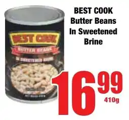 Boxer Superstores BEST COOK Butter Beans In Sweetened Brine offer