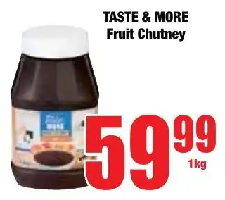 Boxer Superstores TASTE & MORE Fruit Chutney offer