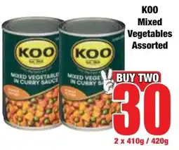 Boxer Superstores KOO Mixed Vegetables Assorted offer