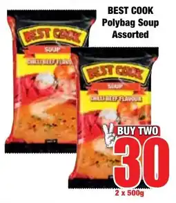 Boxer Superstores BEST COOK Polybag Soup Assorted offer
