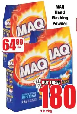 Boxer Superstores MAQ Hand Washing Powder offer