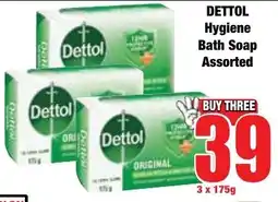 Boxer Superstores DETTOL Hygiene Bath Soap Assorted offer