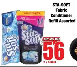 Boxer Superstores STA-SOFT Fabric Conditioner Refill Assorted offer