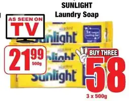 Boxer Superstores SUNLIGHT Laundry Soap offer