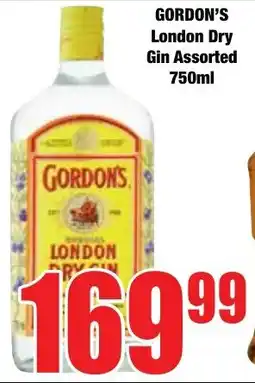 Boxer Superstores GORDON'S London Dry Gin Assorted offer
