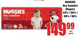 Boxer Superstores HUGGIES Dry Comfort Diapers offer