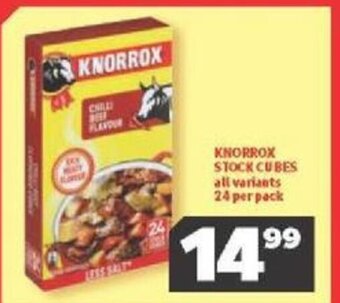 Usave Knorrox Stock Cubes 24 per Pack offer