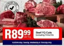 Take 'n Pay Beef FQ Cuts offer