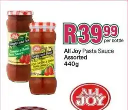 Take 'n Pay All Joy Pasta Sauce Assorted offer
