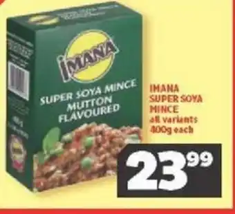 Usave Imana Super Soya Mince 400g offer