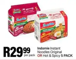 Take 'n Pay Indomie Instant Noodles Original OR Hot & Spicy offer