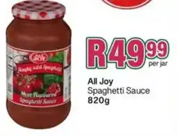 Take 'n Pay All Joy Spaghetti Sauce offer