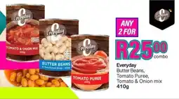 Take 'n Pay Everyday Butter Beans, Tomato Puree, Tomato & Onion mix offer