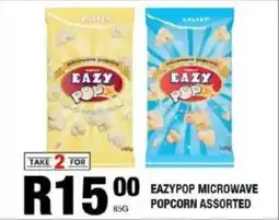 Take 'n Pay Eazypop microwave popcorn assorted offer