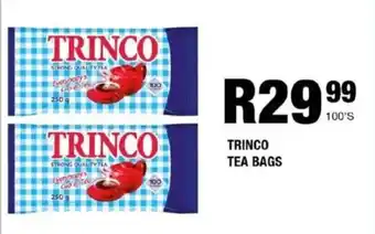 Take 'n Pay Trinco tea bags offer