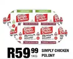 Take 'n Pay Simply Chicken Polony offer