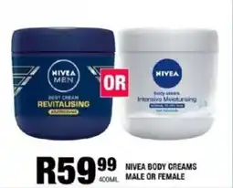 Nivea body creams male or female
