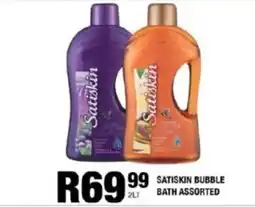 Take 'n Pay Satiskin bubble bath assorted offer