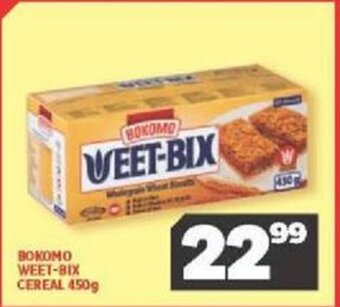 Usave Bokomo Weet-Bix Cereal 450g offer