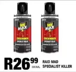 Take 'n Pay Raid max specialist killer offer
