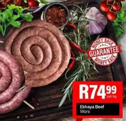 Take 'n Pay Ekhaya Beef Wors offer