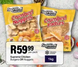 Take 'n Pay Supreme Chicken Burgers OR Nuggets offer