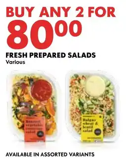 Woolworths Fresh prepared salads offer