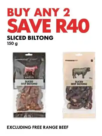 Woolworths Sliced biltong offer