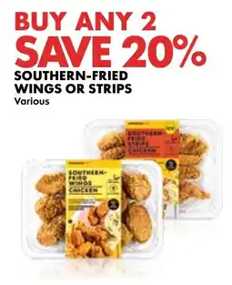 Woolworths Southeen-fried wings or strips offer